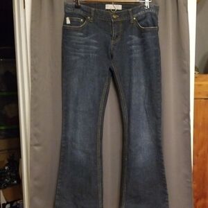 Tyte Jeans Womens/Juniors Flared Leg Light Distressing Stretch Sz 9 GUC READ
